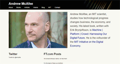 Desktop Screenshot of andrewmcafee.org