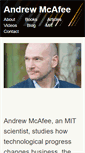 Mobile Screenshot of andrewmcafee.org